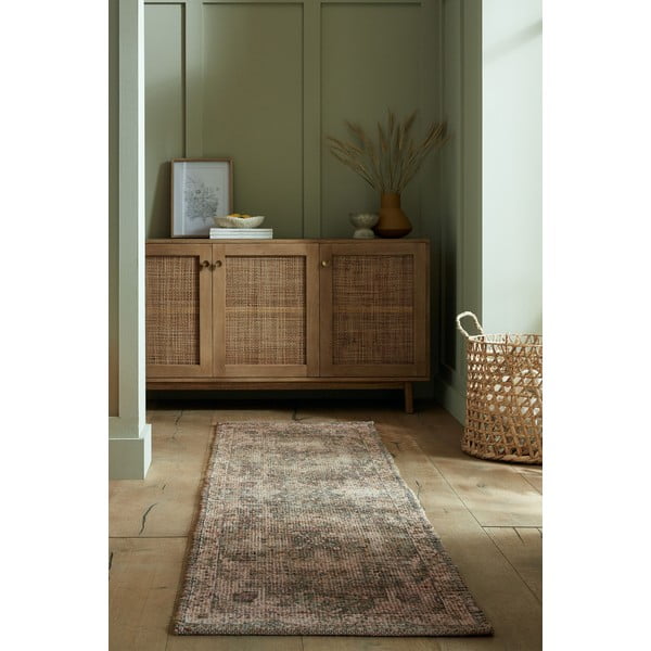 Ръчно изработена пътека със смес от юта в цвят каки 60x230 cm Selena Jute Traditional – Flair Rugs-image-1