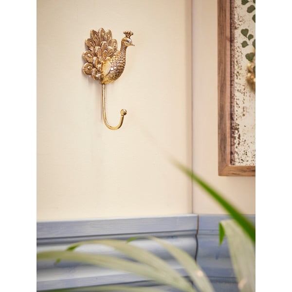 Стенна метална кука  в златист цвят Dun – Bloomingville-image-1