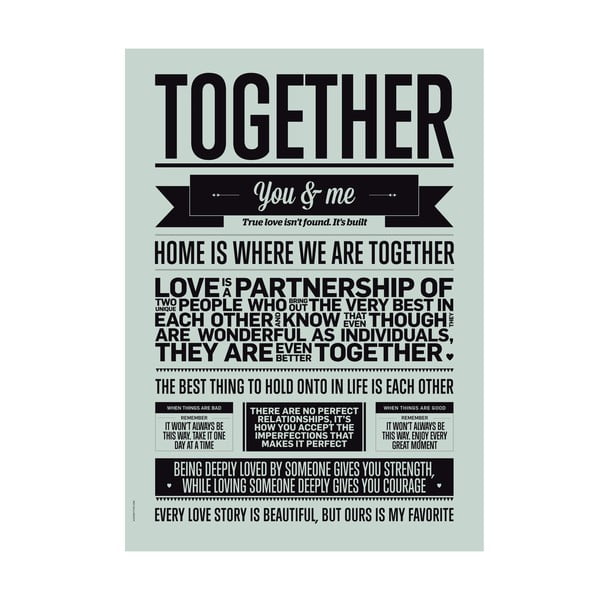 Autorský plakát Together, A3