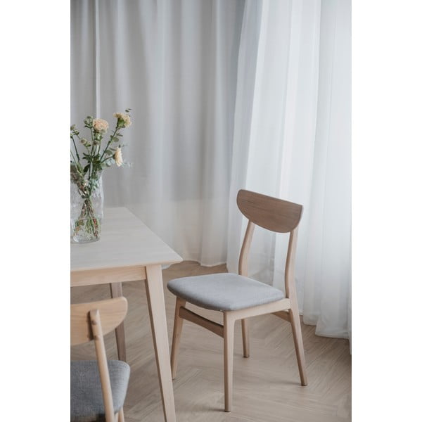 Трапезни столове в комплект от 2 броя в естествен цвят Rodham - Rowico-image-2