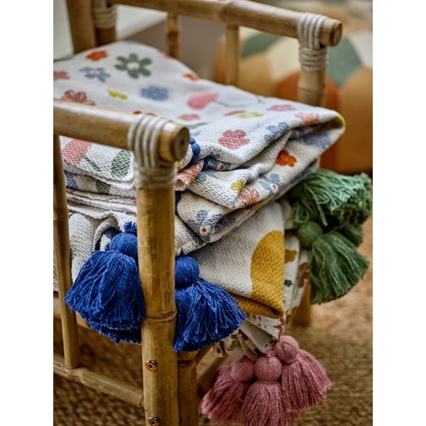 Бебешко одеяло от рециклиран памук 130x160 cm Cherry – Bloomingville Mini-image-4