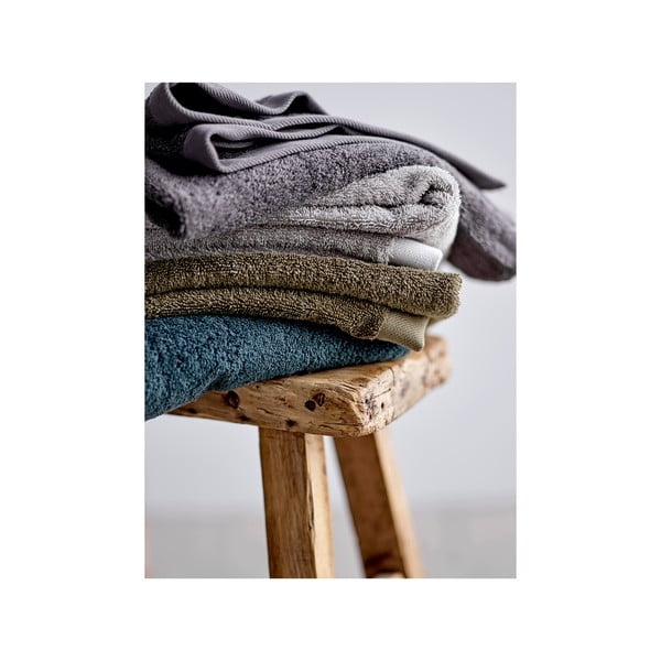 Сива кърпа от органичен памук 50x100 cm Comfort - Södahl-image-4