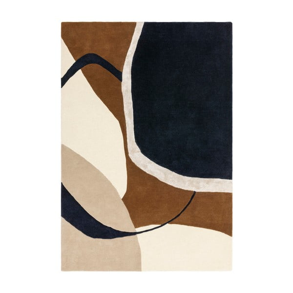 Ръчно изработен вълнен килим в тухлен цвят 160x230 cm Matrix – Asiatic Carpets