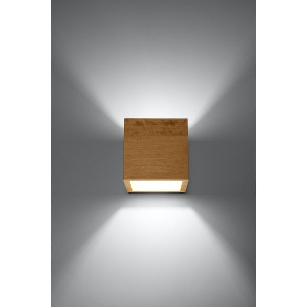 Дървена стенна лампа Geo - Sollux-image-3