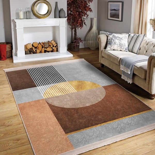 Сиво-кафяв килим 160x230 cm - Mila Home-image-1