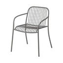 Сив градински стол метален Yua Wire – Blomus