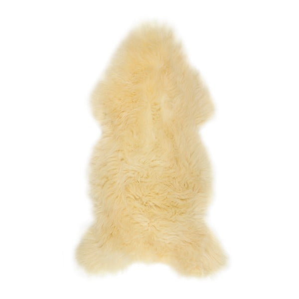 Krémově bílá kožešina z ovčí kožešina Arctic Fur Lina, 110 x 60 cm
