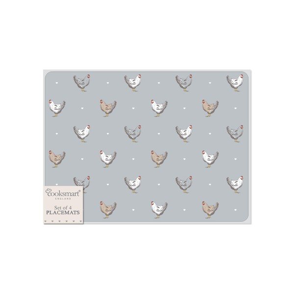 Коркова подложка 4 бр. 29x21 cm Farmers Kitchen - Cooksmart ®-image-2