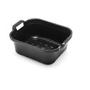 Черен пластмасов леген с две дръжки , 39 x 32 x 14 cm - Addis