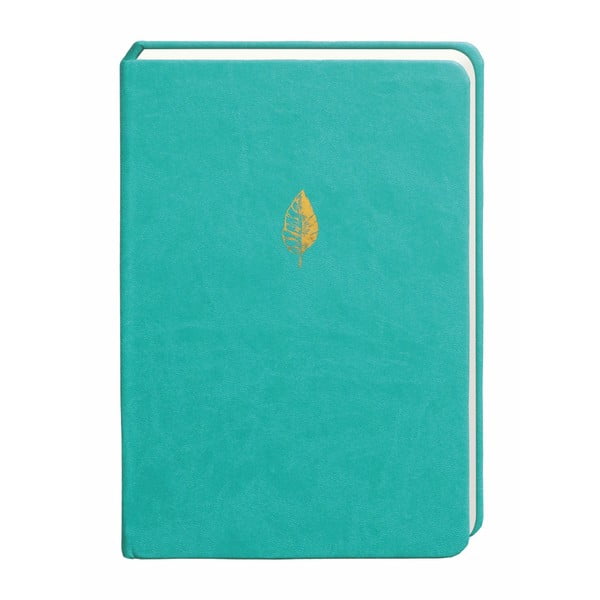 Tyrkysový zápisník Portico Designs, 300 stránek