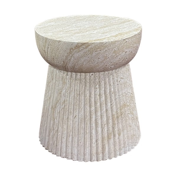 Каменна кръгла градинска масичка ø 37 cm Bonn – House Nordic