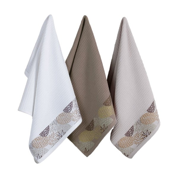 Памучни кърпи за съдове в комплект от 6 бр. 40x60 cm Pineapple – Foutastic