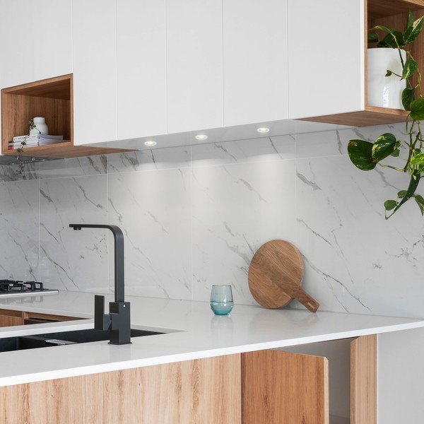 Черно-бял LED прожектор ø 4 cm - SULION-image-1