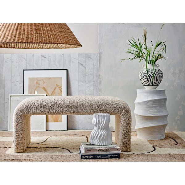 Кремава пейка от букле Bobbie – Bloomingville-image-1