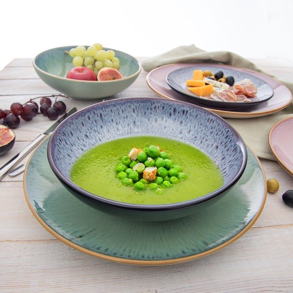 Лилава супена керамична чиния ø 20,5 cm Glaze – Orion-image-2