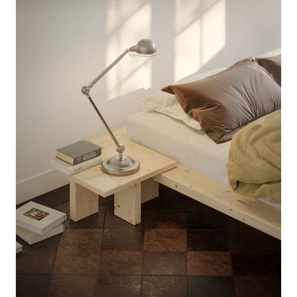 Нощно шкафче от масивен бор в естествен цвят Japan – Karup Design-image-4