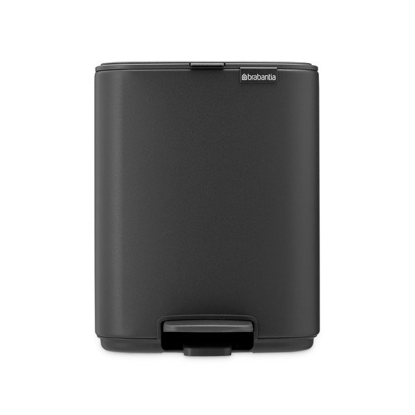 Тъмносиво стоманено кошче за боклук с педал 7 l Bo – Brabantia-image-3
