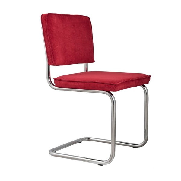 Комплект от 2 червени стола Ridge Rib - Zuiver