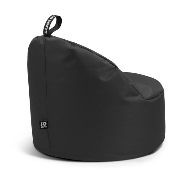 Тъмносин пуф Round XL – So Soft?-image-3