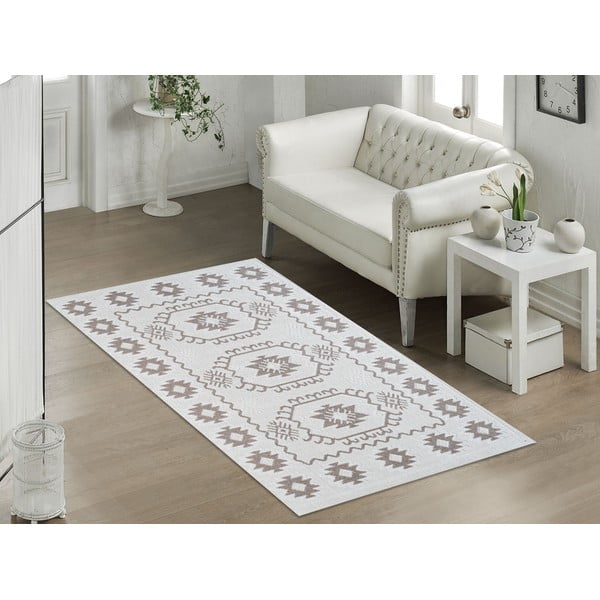 Béžový odolný koberec Vitaus Dahlia, 160 x 230 cm