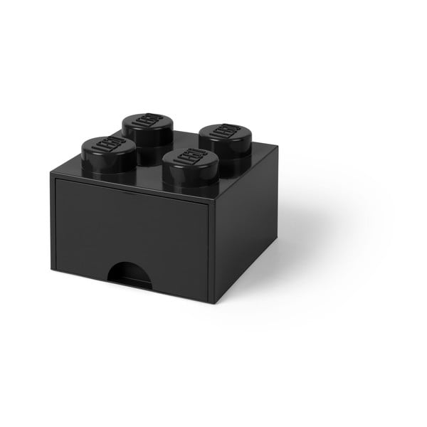 Черна квадратна кутия за съхранение - LEGO®