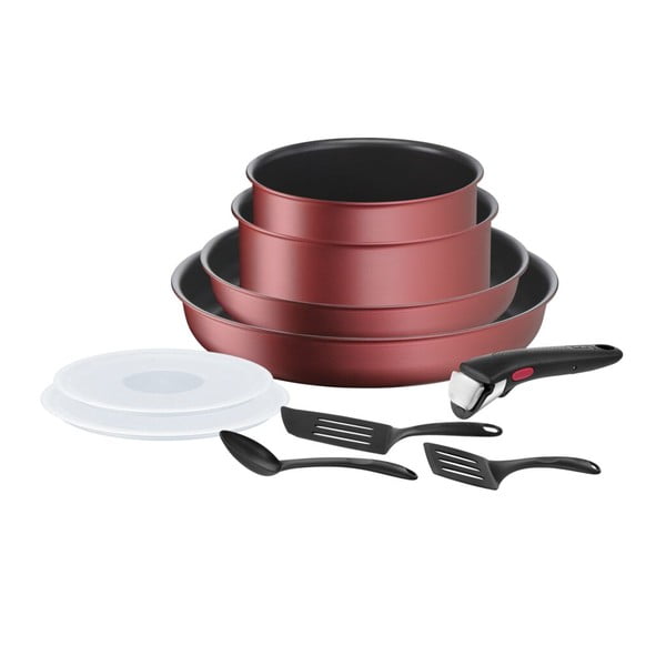 Алуминиев комплект съдове 10 бр. INGENIO Daily Chef L3989502 – Tefal