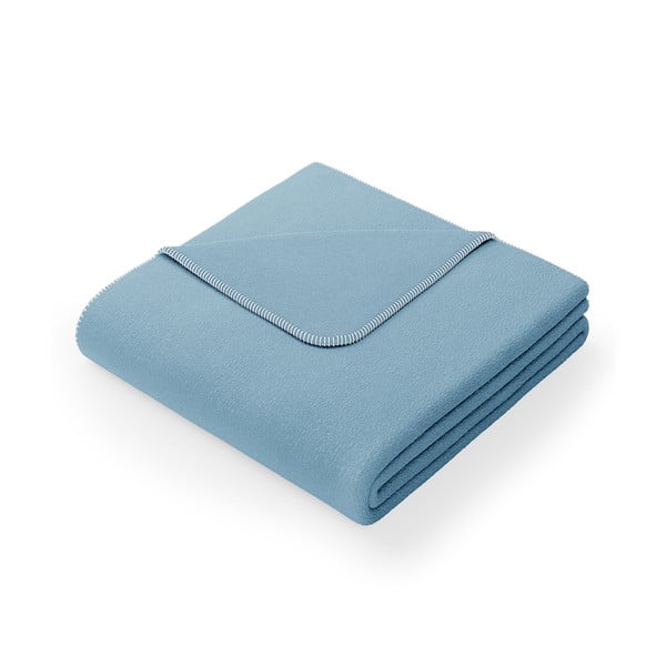 Синьо одеяло със смес от памук , 150 x 200 cm Virkkuu - AmeliaHome
