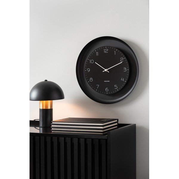 Стенен часовник ø 38 cm Dual Disc - Karlsson-image-1