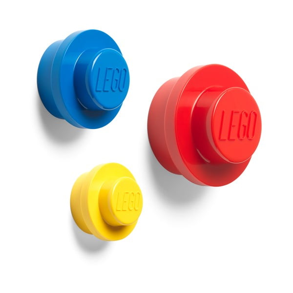 Комплект от 3 закачалки за стена Цвят - LEGO®