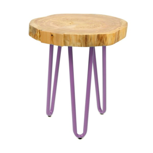 Odkládací stolek Coffee, fialový