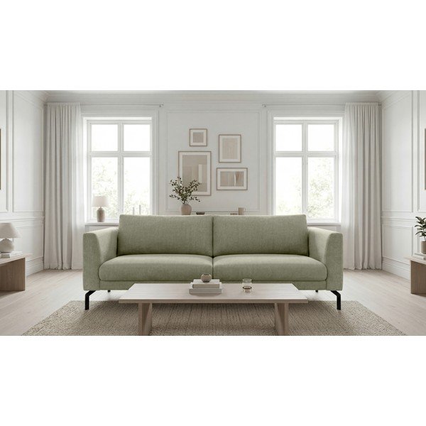 Светлозелен диван 216 cm Gomero – Scandic-image-1