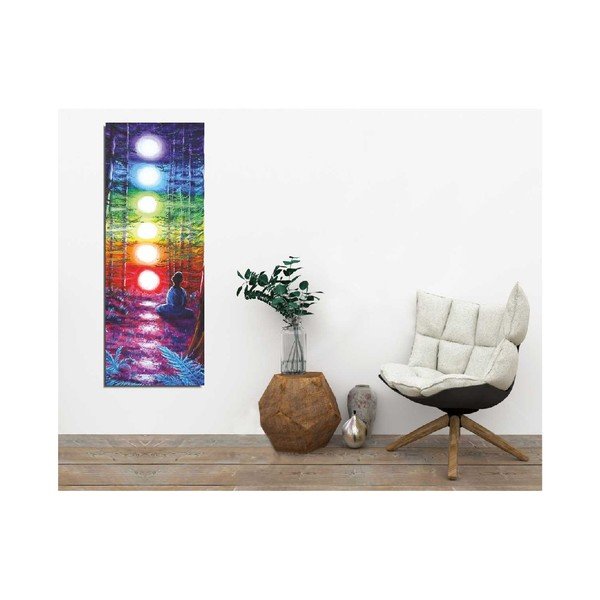 Стенопис върху платно Светлини, 30 x 80 cm - Wallity-image-1