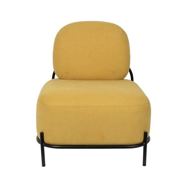 Жълт фотьойл Polly - White Label-image-2