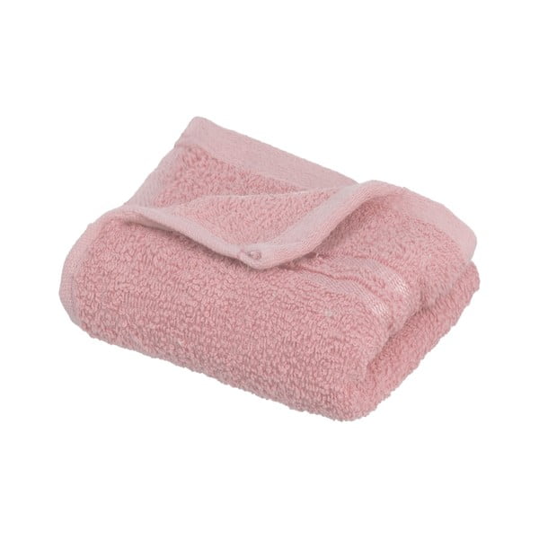 Розова памучна кърпа от тери 30x50 cm Simple – Casa Selección