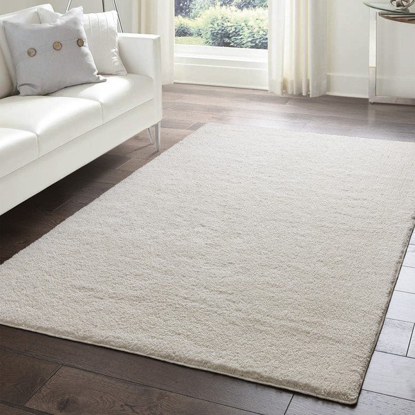 Килим подходящ за пране в цвят слонова кост 120x170 cm Super Snug – Asiatic Carpets-image-3