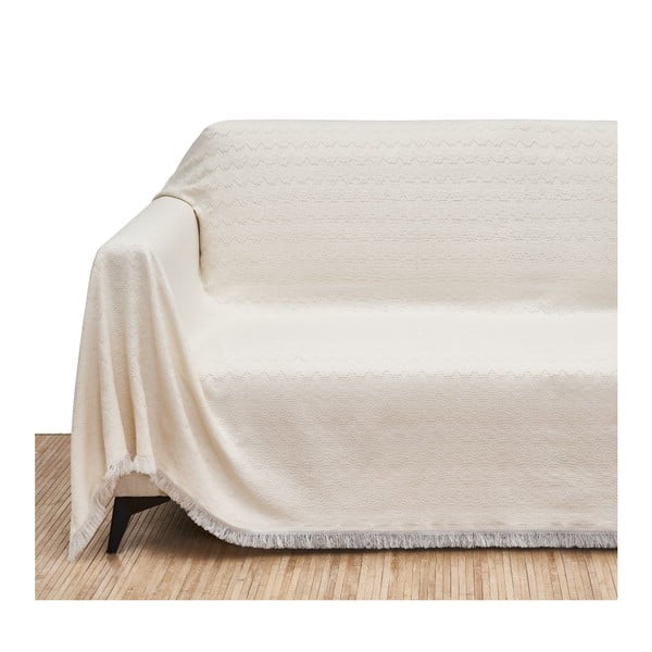 Кремава покривка за двойно легло 230x290 cm Up & Down - Casa Selección