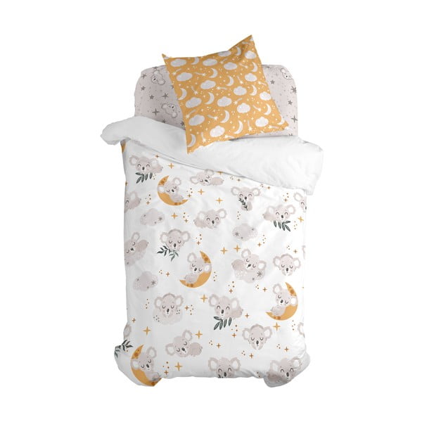 Памучно детско спално бельо за единично легло 140x200 cm Baby koala - Moshi Moshi