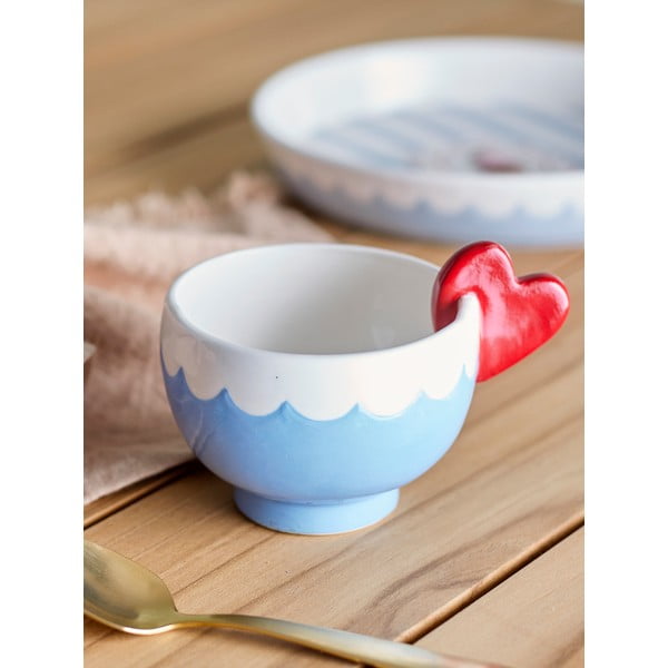 Светлосиня глинена чаша 220 ml Lively – Bloomingville-image-1