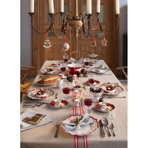 Коледна купа от бял и червен порцелан, ø 19 cm Toy's Delight - Villeroy&Boch-image-1