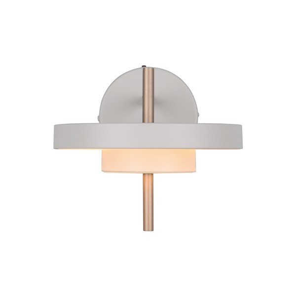 LED стенна лампа с огъваща се структура/затъмняваща се в цвят слонова кост ø 20 cm Keaton – Trio-image-2