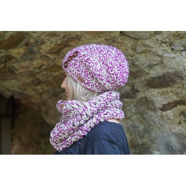 Ръчно плетен нагревател за врата Природа - DOKE-image-3