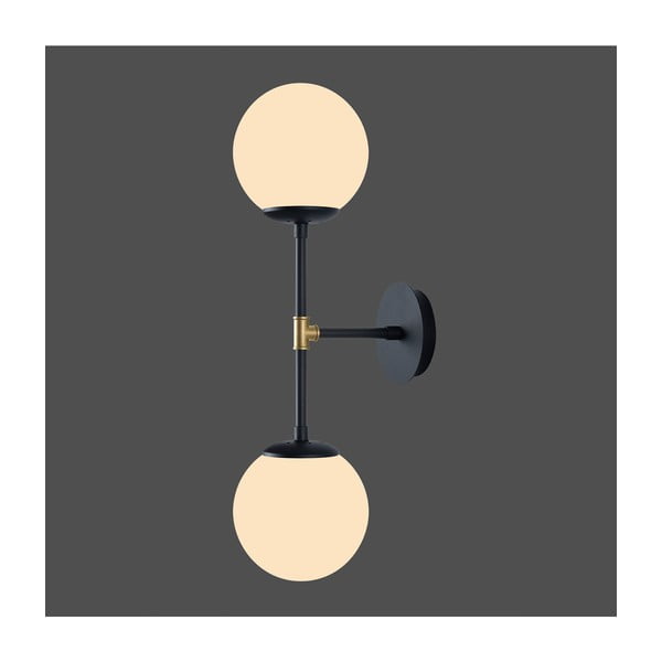 Черна стенна лампа , дължина 58 cm Kruva - Squid Lighting-image-1