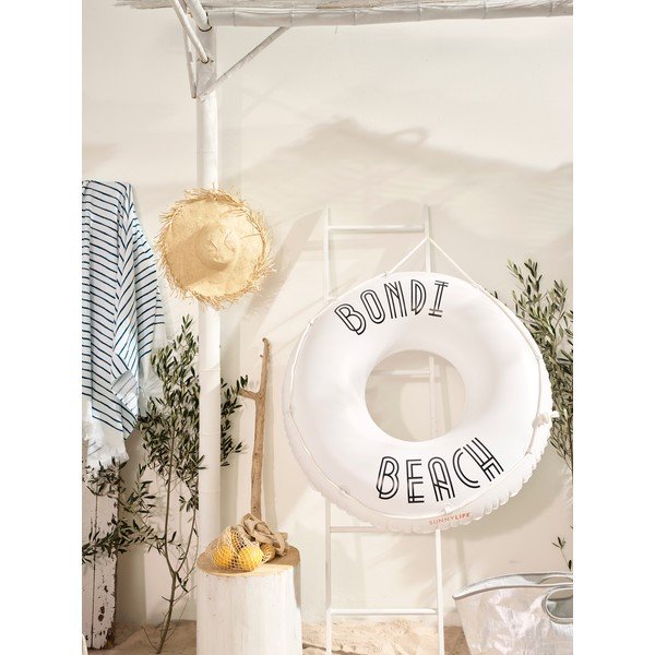 Бял надуваем пръстен Bondi - Sunnylife-image-1