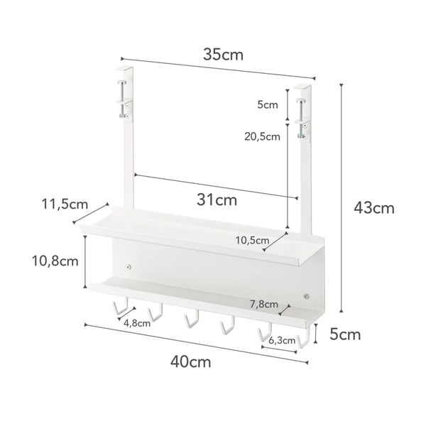 Метален органайзер за кабели Smart - YAMAZAKI-image-4