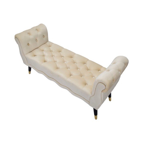 Кремава кадифена пейка Paris – Mauro Ferretti-image-3