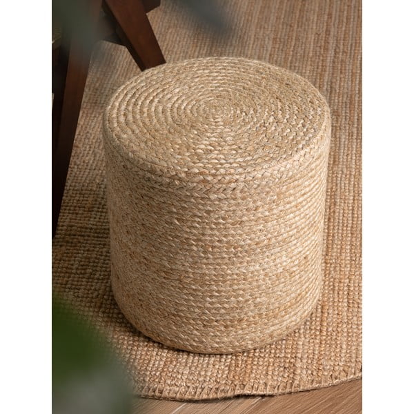 Табуретка в естествен цвят Jutta Gold – Hanse Home-image-2