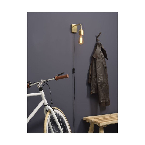 Стенна лампа в златист цвят, височина 17 cm Madrid - it's about RoMi-image-4