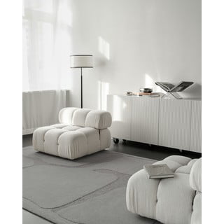 Сив вълнен килим 200x300 cm Morphic Organica – Agnella