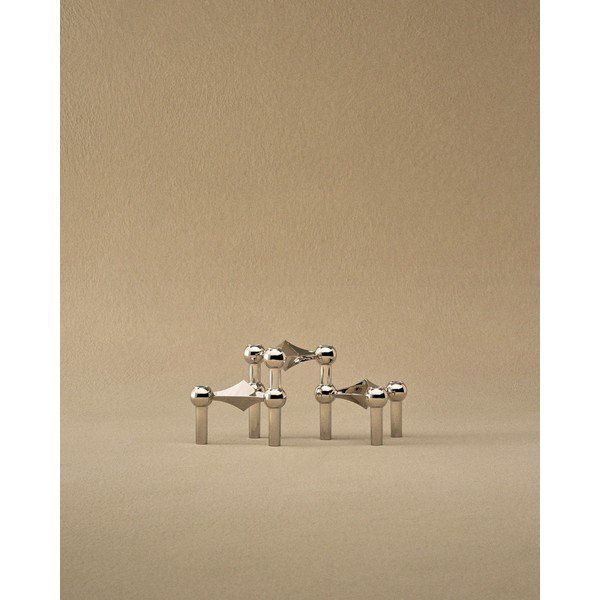 Метални свещници в комплект 3 бр. Nagel – STOFF Nagel-image-4