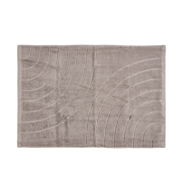 Сиво-бежова памучна кърпа от тери 50x70 cm Time – Zone-image-1